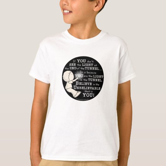 Licht im Tunnel T-Shirt (Vorderseite)