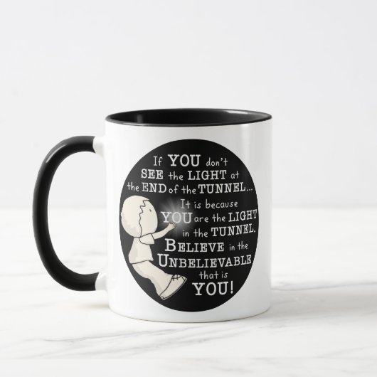 Licht im Tunnel Tasse (Links)