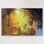 Licht im Wald, Albert Bierstadt Puzzle (Horizontal)