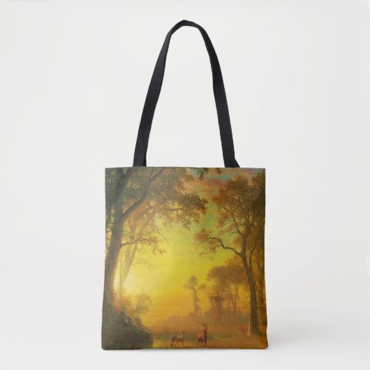 Licht im Wald Tasche (Vorderseite)