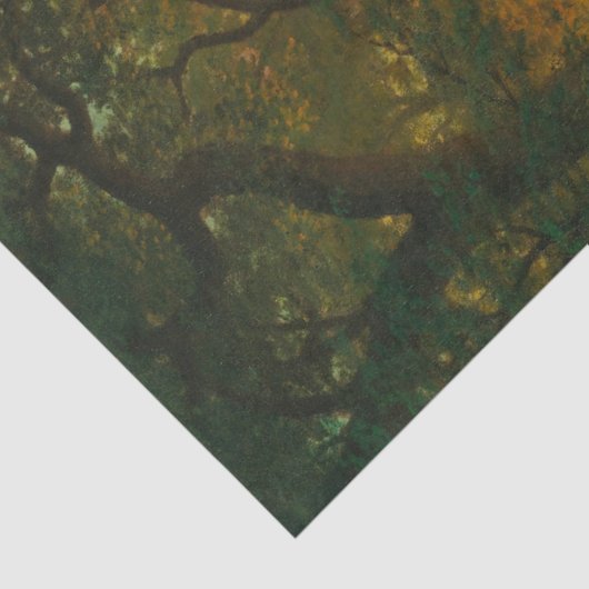 Licht im Wald (von Albert Bierstadt) Seidenpapier (Ausschnitt)