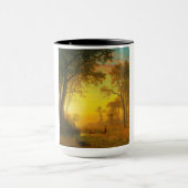 Licht im Wald (von Albert Bierstadt) Tasse (Zentrum)