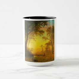 Licht im Wald (von Albert Bierstadt) Tasse
