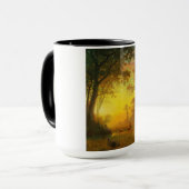 Licht im Wald (von Albert Bierstadt) Tasse (Vorderseite Links)