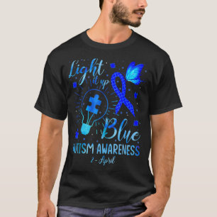 Licht in blaues Autismus Bewusstsein Autistisches  T-Shirt