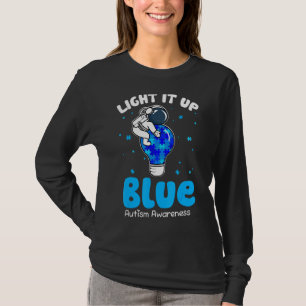 Licht in blaues Puzzle Piece Autismus Bewusstsein T-Shirt