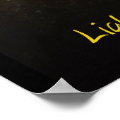 Licht in das Dunkelheitspopster Poster (Ecke)