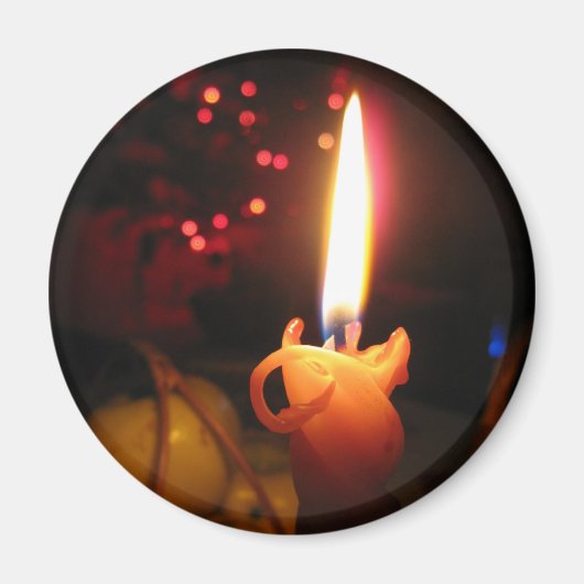 Licht in das Kerzenmagnet Magnet (Vorne)