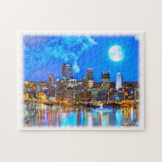 Licht in das Pittsburgh-Puzzle Puzzle (Horizontal)