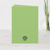 Licht in den dunklen Igel Friend Happy Birthday Karte (Rückseite)