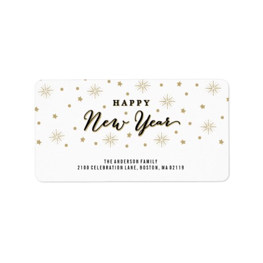 Licht in den Himmel | Bezeichnung der Ferienadress Adressaufkleber (Vorne)