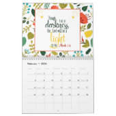 Licht in der Christlichen Dunkelheit Verse 2022 Kalender (Feb 2026)