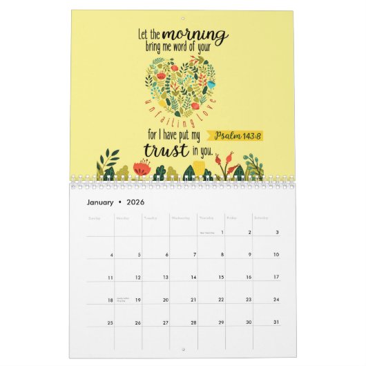 Licht in der Christlichen Dunkelheit Verse 2022 Kalender (Jan 2026)