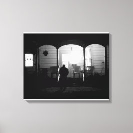 Licht in der Dunkelheit (Zuhause kommend) Leinwanddruck