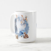 Licht in der dunklen Wintersonnenwende-Magie Kaffeetasse (Vorderseite Links)
