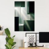 Licht in der Geometrie Poster (Heimbüro)