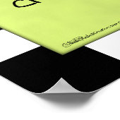 Licht in der Tagessonne eines Menschen Poster (Ecke)