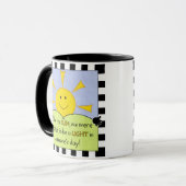 Licht in der Tagessonne eines Menschen Tasse (Vorderseite Links)