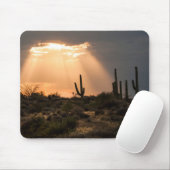 Licht in der Wüste Mousepad (Mit Mouse)