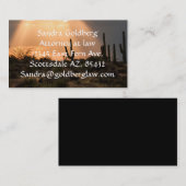 Licht in der Wüste Visitenkarte (Vorne/Hinten)