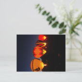 Licht in die Nacht Postkarte (Stehend Vorderseite)