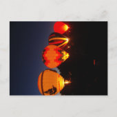 Licht in die Nacht Postkarte (Vorderseite)