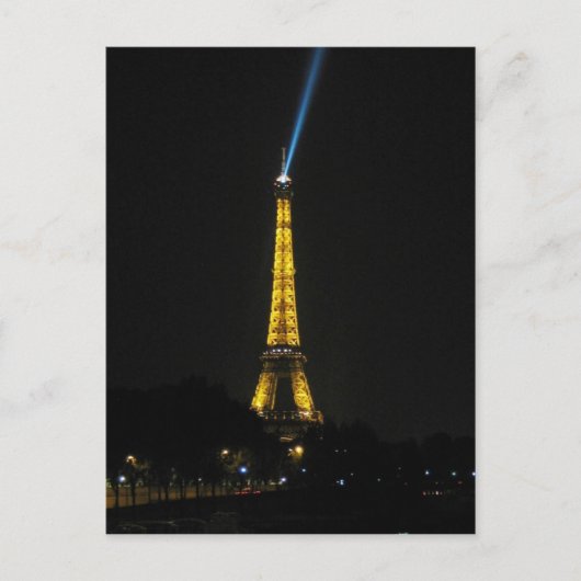 Licht in die Nacht Postkarte (Vorderseite)