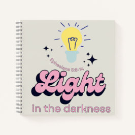 Licht in Dunkelheit-Notebook/Journal Notizblock