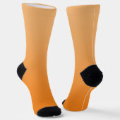 Licht in Dunkelorange-Strahlung Socken (Gewinkelt)