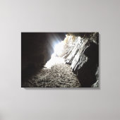 Licht in Maghera Caves Irland Leinwanddruck (Vorderseite)
