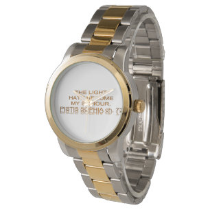 Licht ist mein Retter geworden Armbanduhr