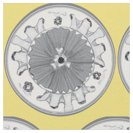 Licht Leidenschaft florale Medallion Illuminating Stoff (Nahaufnahme)