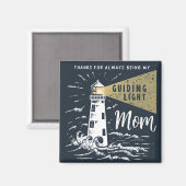 Licht - Leuchtturm der Mutter Magnet (Vorderseite/Rückseite)