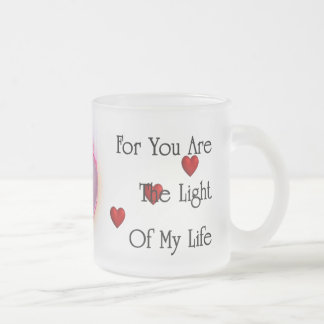Licht meiner Mattierten Tasse aus Glas