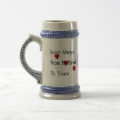 Licht meines Lebens 18oz Stein Bierglas (Links)