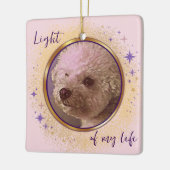 Licht meines Lebens Keramikornament (Links)