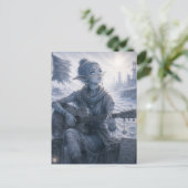 Licht / Musiker / Eisige Einöde Postkarte (Stehend Vorderseite)