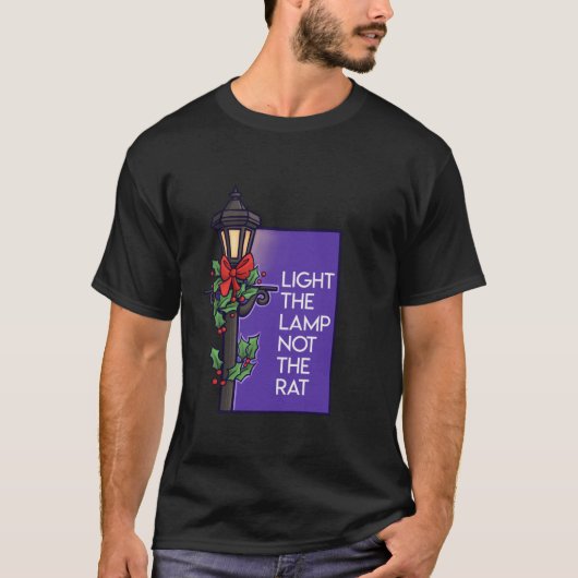 Licht nicht das Licht der Rattenweihnachtszeit T-Shirt (Vorderseite)