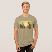 Licht-Orb-Begegnung Tri-Blend Shirt (Vorderseite voll)