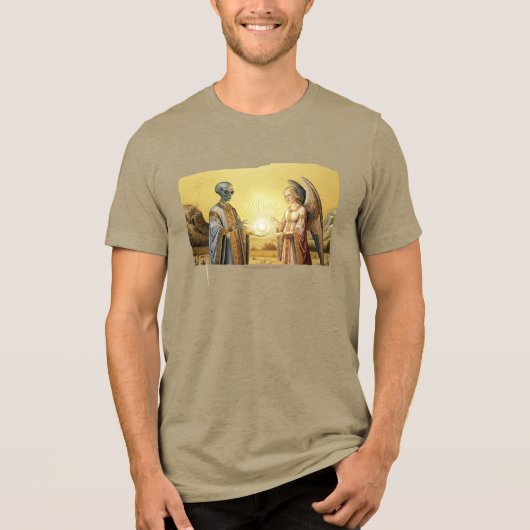 Licht-Orb-Begegnung Tri-Blend Shirt (Vorderseite)