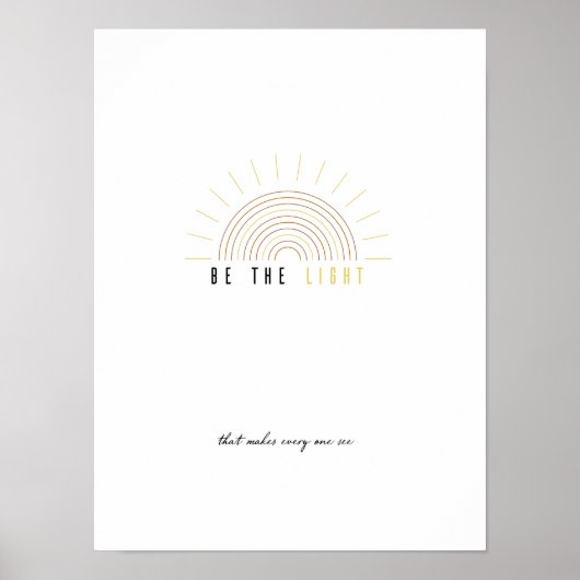 Licht Poster (Vorne)