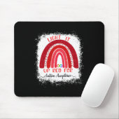 Licht rot für Akzeptanz bei Autismus Mousepad (Mit Mouse)