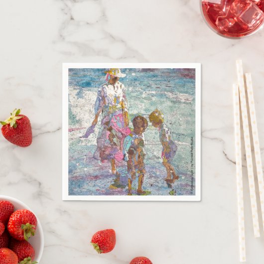 Licht sammeln © – Kunstnapkins Serviette (Beispiel)