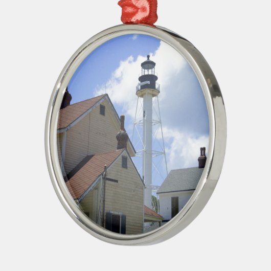 Licht Sans Blas Silbernes Ornament (Links)