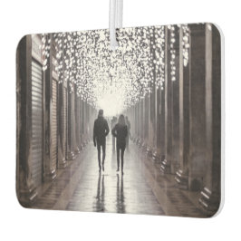 Licht, Schatten und Symmetrie - Sepia Autolufterfrischer