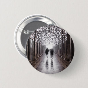 Licht, Schatten und Symmetrie - Sepia Button