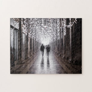 Licht, Schatten und Symmetrie - Sepia Puzzle