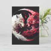 Licht Schatten Wolf Geist Tier Fantasy Ankündigung (Stehend Vorderseite)