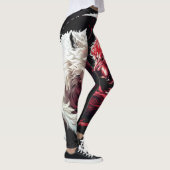 Licht Schatten Wolf Geist Tier Fantasy Leggings (Rechts)