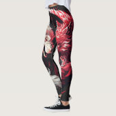 Licht Schatten Wolf Geist Tier Fantasy Leggings (Links)